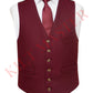 Maroon Kilt Vest