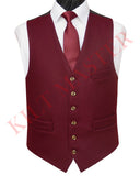 Maroon Kilt Vest