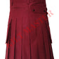 Maroon Utility Kilt
