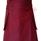 Maroon Utility Kilt