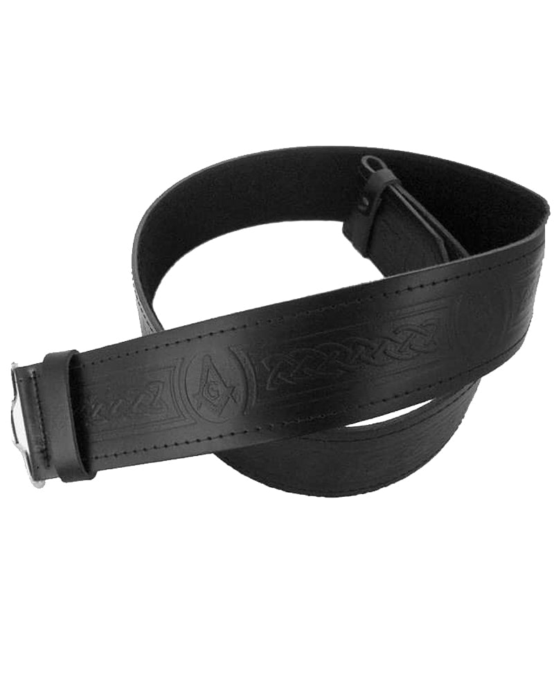 Masonic Kilt Leather Belt