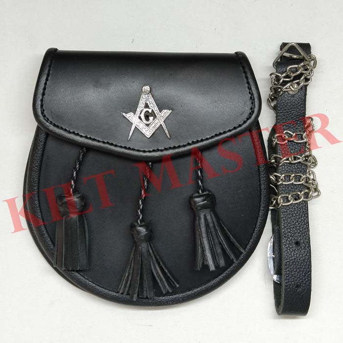Masonic Leather Sporrans