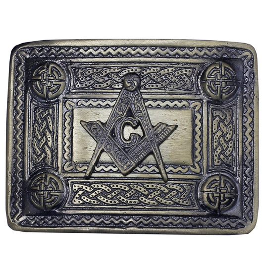 Masonic Badge Kilt Belt Buckle 
