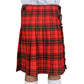 Maxwell Modern Tartan Kilt Back