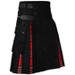 Hybrid Kilt Black and Royal Stewart