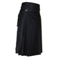 Men Long Fashion Winter Warm Utility Kilt Men Long Kilt