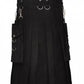 Mens Black Utility Kilt