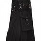 Mens Black Utility Kilt