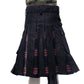 Scottish Black Stewart Hybrid Kilt