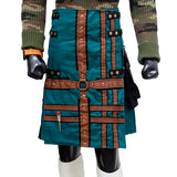 Modern Handmade Green Fashion kilt