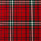 Morrison Red Modern Tartan Swatch