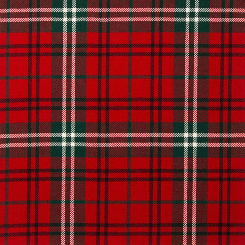 Morrison Red Modern Tartan Swatch