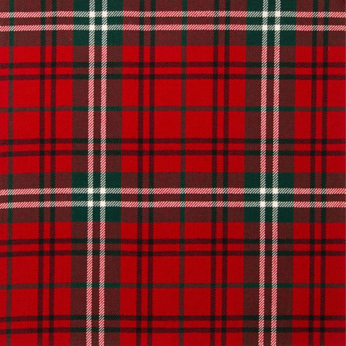 Morrison Red Modern Tartan Swatch