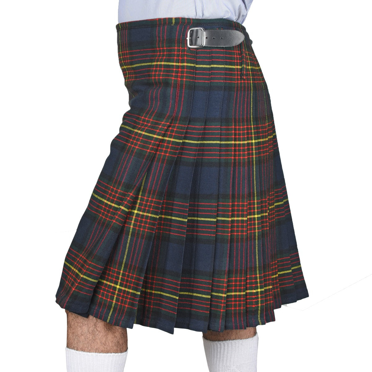 Muir Modern Tartan Kilt Left Side