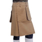 Multi Pocket Khaki Utility Working Kilt Right