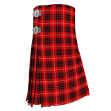 Munro Black and Red Tartan Kilt