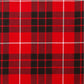 Munro Black and Red Tartan Swatch