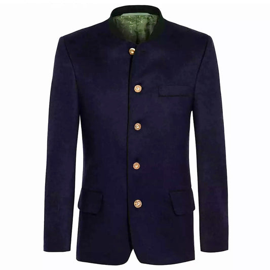 Navy Blue Bavarian Trachten Jacket