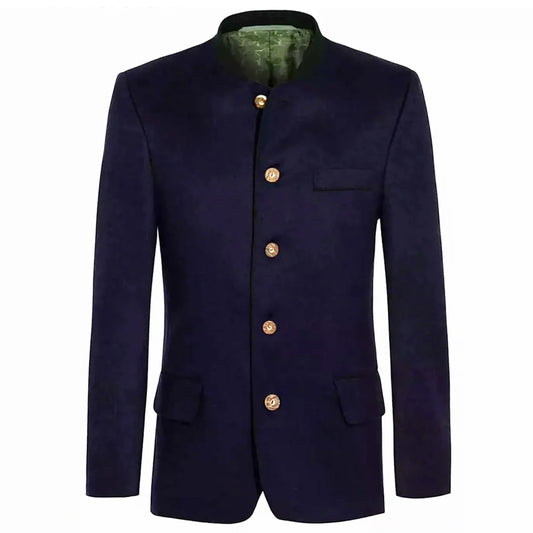 Navy Blue Bavarian Trachten Jacket