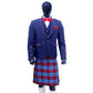 Navy Blue Tweed Argyll Jacket with Vest Main