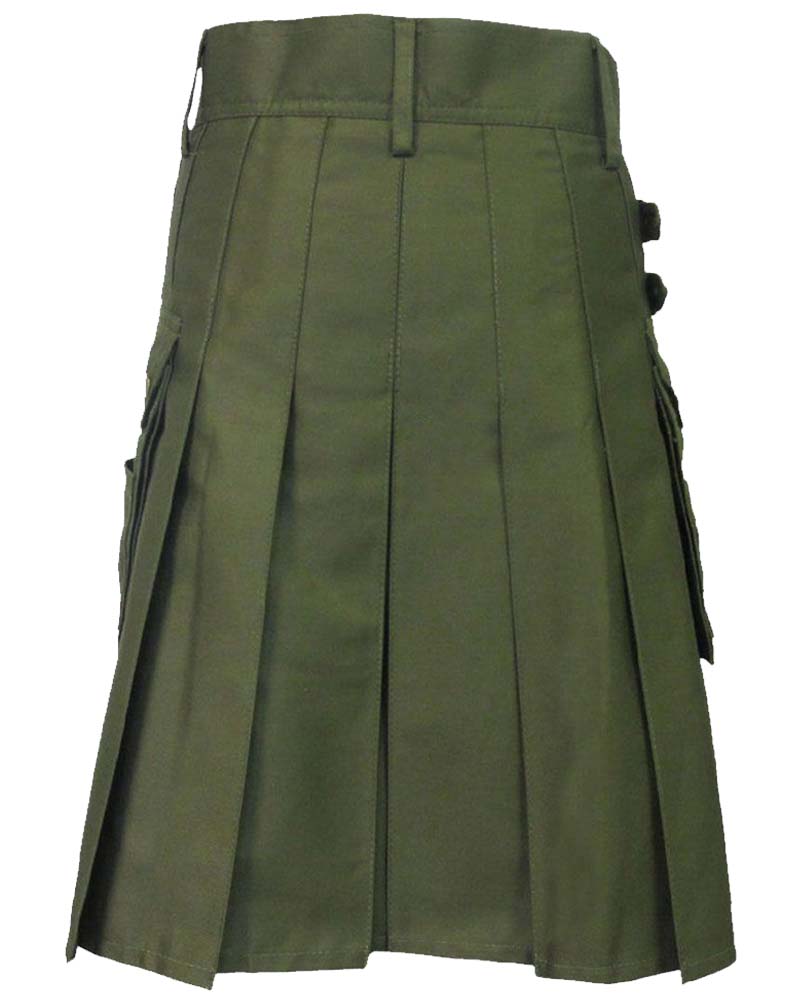 Olive Green Kilt