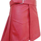Pink Leather Kilt