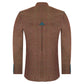 Premium Quality Tweed Germen Bavarian Trachten Jacket Back