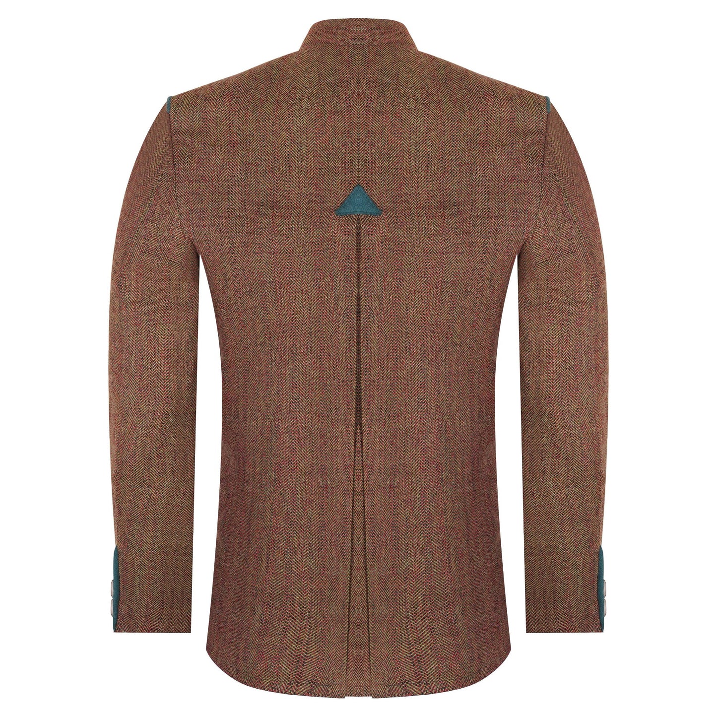 Premium Quality Tweed Germen Bavarian Trachten Jacket Back