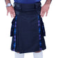 Pride Of Scotland and Black Hybrid Kilt