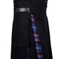 Pride Of Scotland and Black Hybrid Kilt