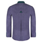 Purple Tweed Germen Bavarian Trachten Jacket Back
