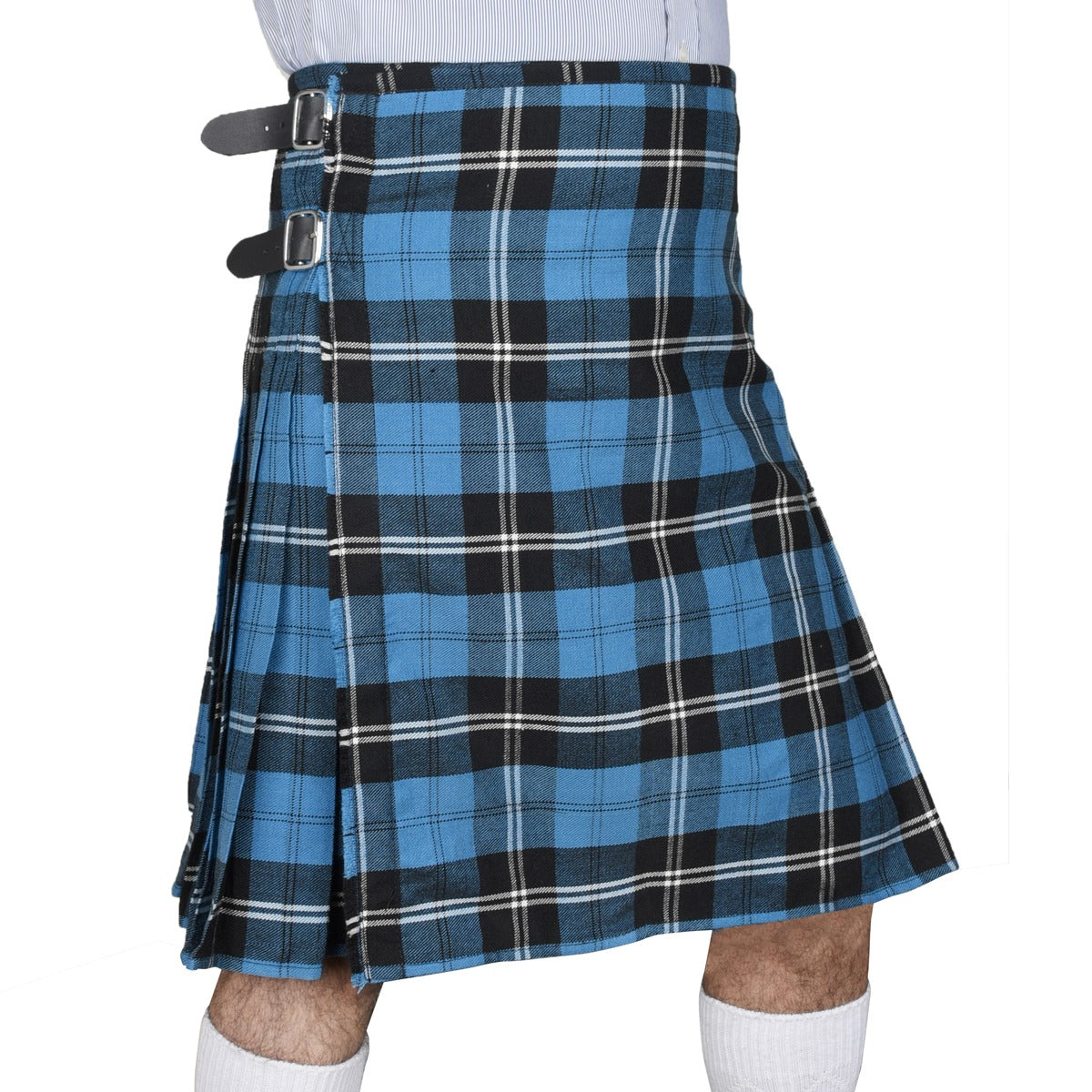 Ramsay Blue Ancient Tartan Kilt Right