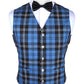 Ramsay Blue Ancient Tartan Vest Front