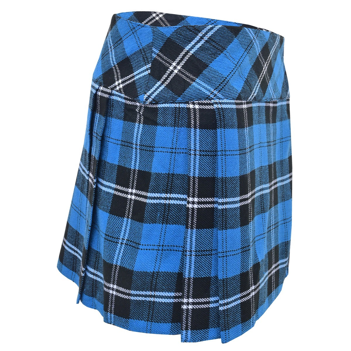 Ramsay Blue Tartan Skirt Right