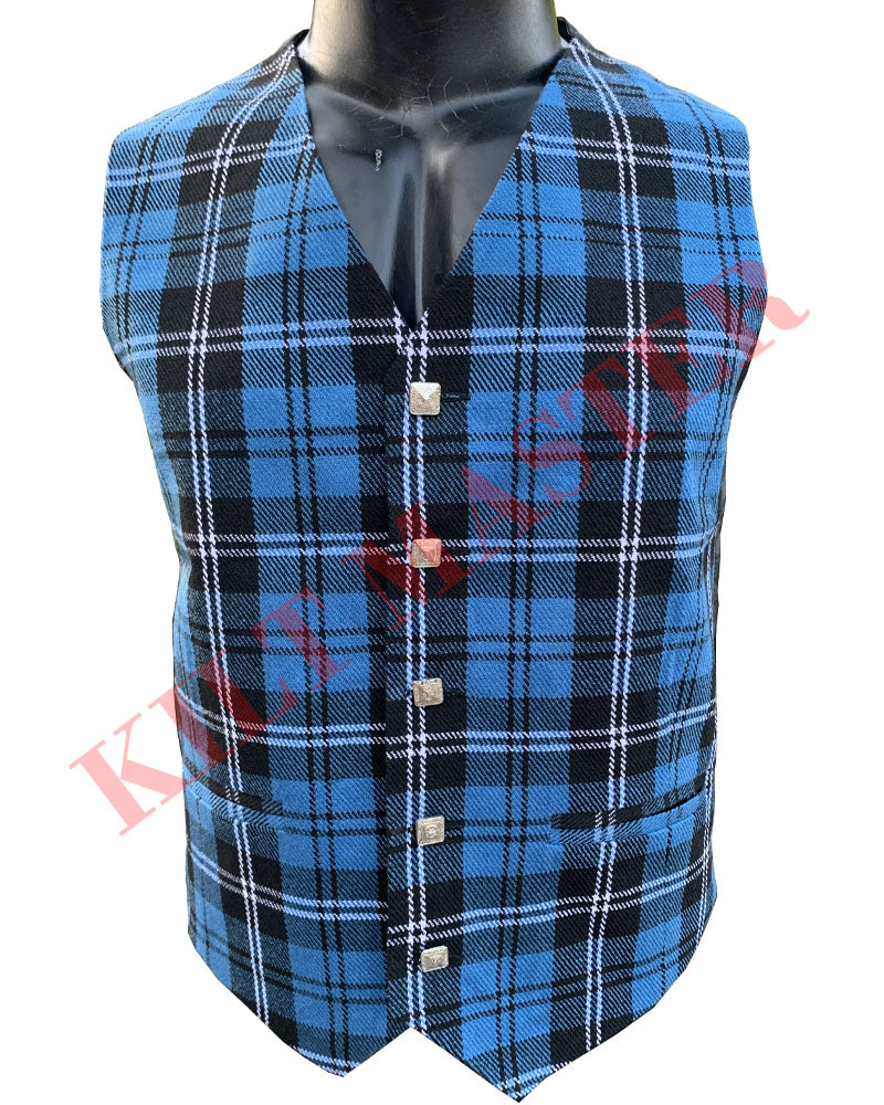 Ramsay Blue Ancient Tartan Vest