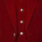 Red Argyle Jacket Velvet
