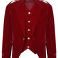 Red Argyle Jacket Velvet