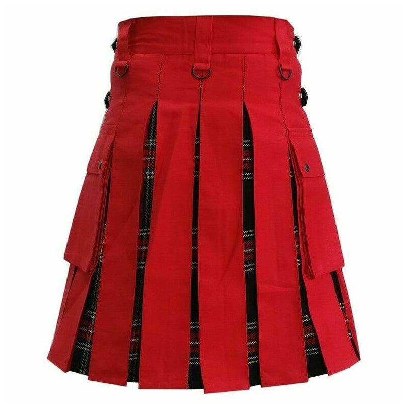 Red Hybrid Kilt
