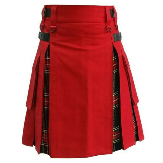 Red Hybrid Kilt