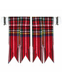 Red Stewart Tartan Flashes
