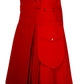 Red Utility Kilt