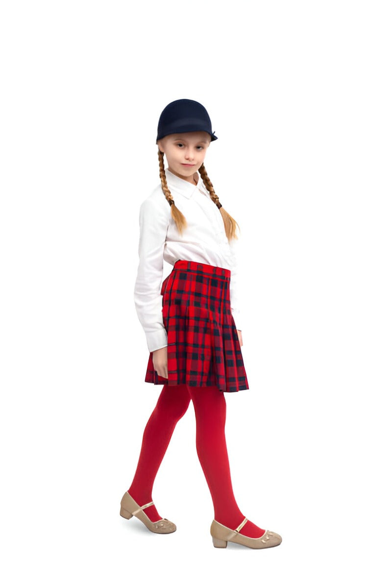 Red Tartan Skirt Right