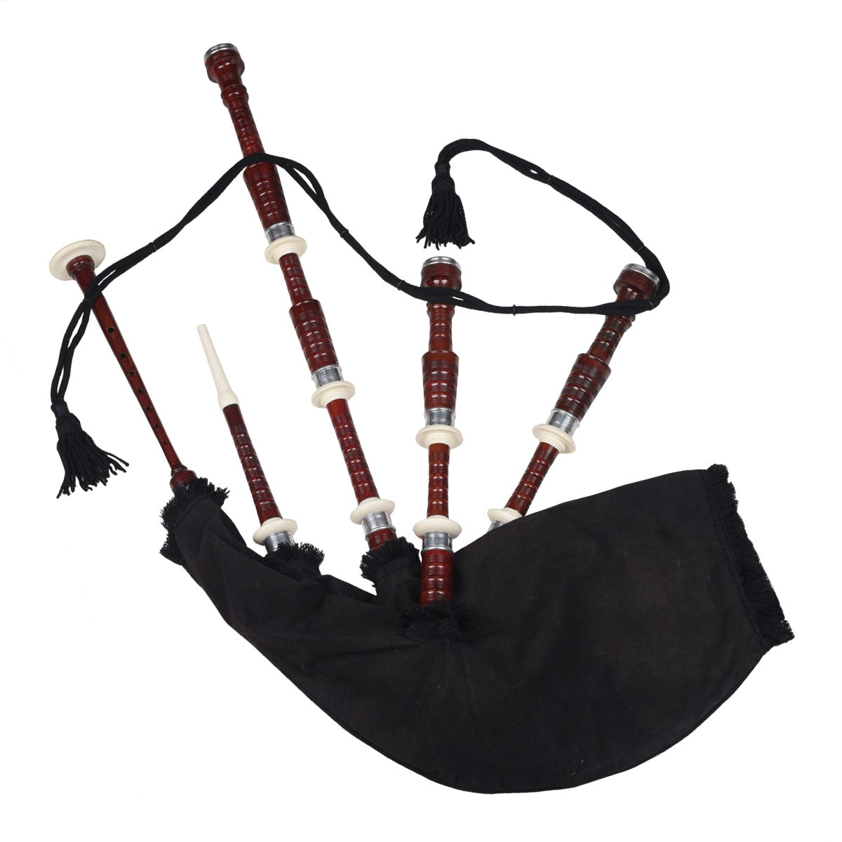 Rosewood Black Velvet Cover Bagpipe