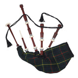 Rosewood Hunting Stewart Tartan Bagpipe