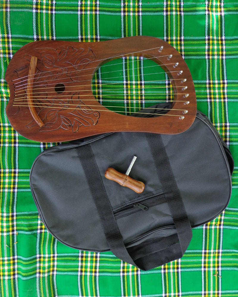 Rosewood Lyre Harp