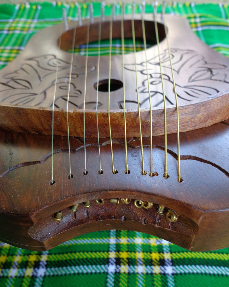 Rosewood Lyre Harp