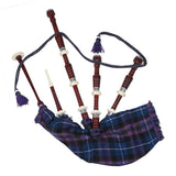 Rosewood Pride of Scotland Tartan Bagpipe