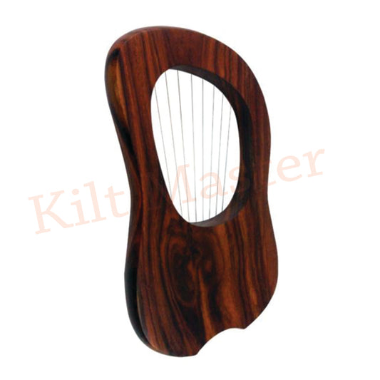 Rosewood 10 Strings Lyre Harp
