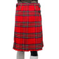 Royal Stewart Tartan Kilt Back Pose