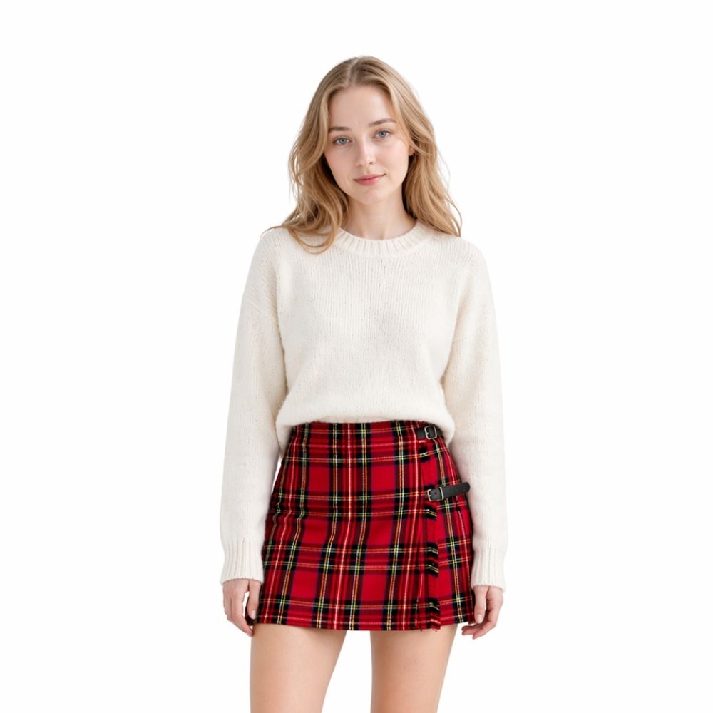 Women Royal Stewart Tartan Kilt